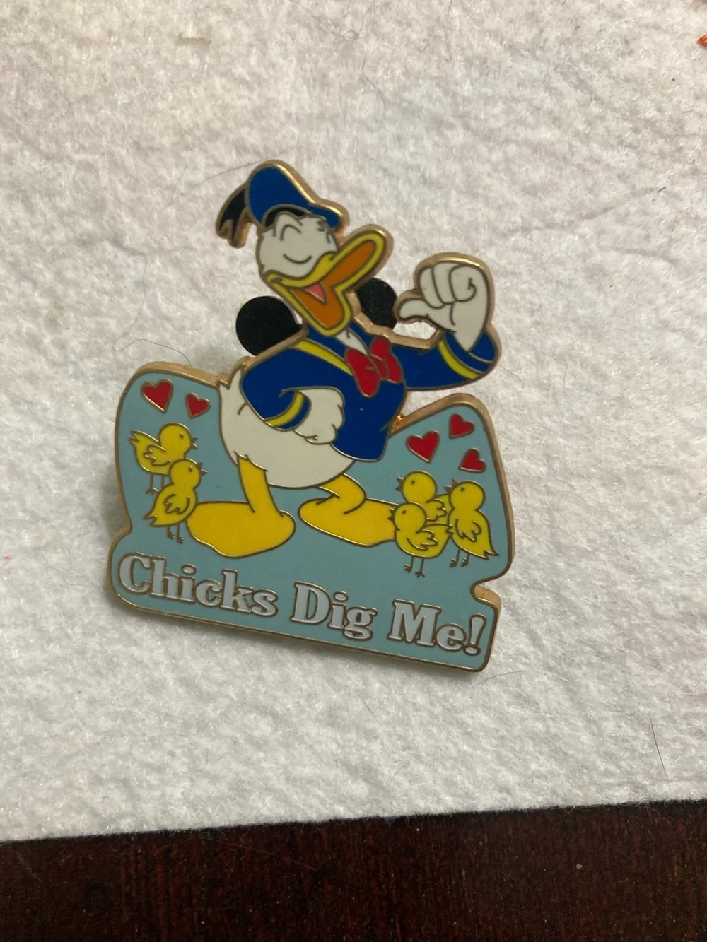 Disney Gold Mickey Backing Pin